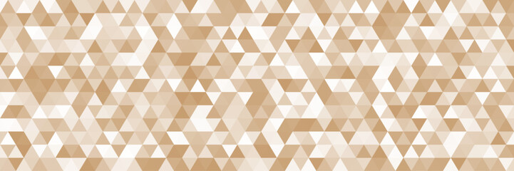 Fototapeta na wymiar Triangles pattern Brown. Abstract geometrics seamless pattern, triangular gradient mosaic background