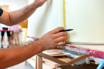 Furniture manufacture and upholstery in furniture factory