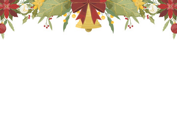 Christmas Element Illustrations Frame Background