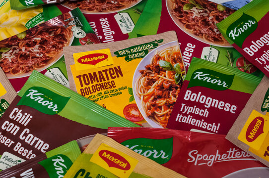 Maggi und Knorr Fertiggerichte aus dem Supermarkt