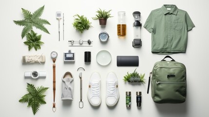 Into the Clear: Everyday Essentials Isolated for Design Versatility- generative AI