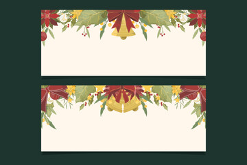 Christmas Element Illustrations Frame Background