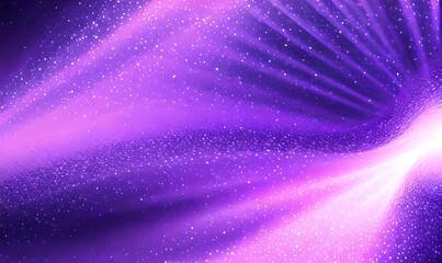 Vibrant abstract waves in purple color, modern design poster background, Generative AI