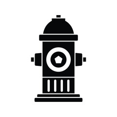 fire hydrant icon vector logo