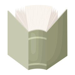 an open book. vector illustration on a white background