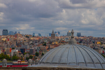 Fototapeta na wymiar View to the Golden Horn, Istanbul, Turkey