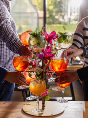 people take cocktails