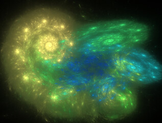 Obraz premium Imaginatory fractal abstract background Image