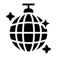 disco ball Solid icon