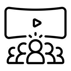 audience Line Icon