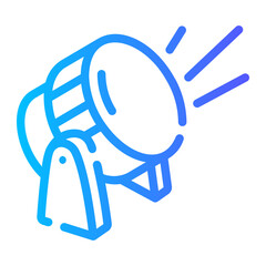spotlight Line Gradient Icon