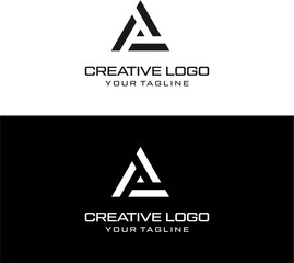 creative latter a logo vektor