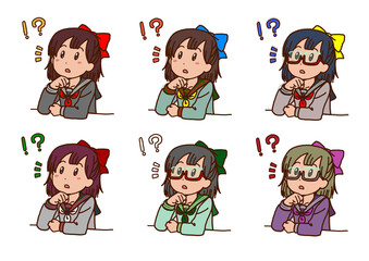 「？！」の少女3