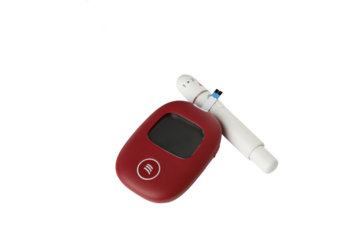 PNG, Medical equipment for diabetics, isolated on white background