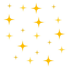 Sparkling Gold Stars