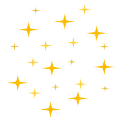 Obraz premium Sparkling Gold Stars