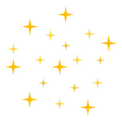 Sparkling Gold Stars