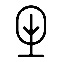arbre ovale plant pictogramme icones bouton picto nature epais vert - obrazy, fototapety, plakaty