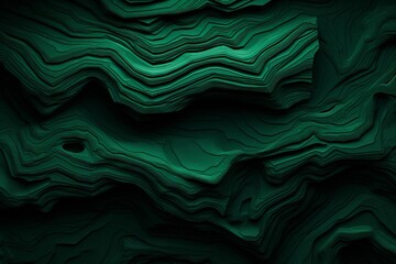 Obraz premium Malachite Mirage: Artistic Image of Dark Green Toned Plastering or Malachite Surface
