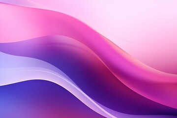 Minimalistic Elegance: Abstract Geometric Background with Smooth Purple to Pink Color Transitions and Artistic Waves