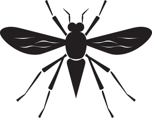 Mosquito Symbol Design Bold Mosquito Vector Logo