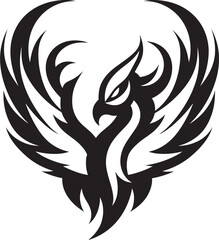 Enchanted Black Fire Emblem Dark Phoenix Heraldry