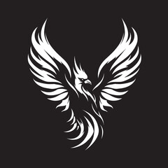 Dark Phoenix Heraldry Regal Rebirth Vector