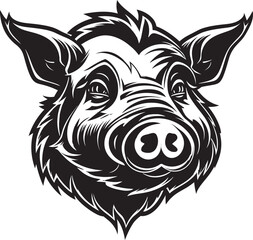 Mysterious Pig Logo Piggy in the Limelight