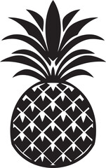 Obraz premium Geometric Pineapple Emblem Mysterious Pineapple Icon