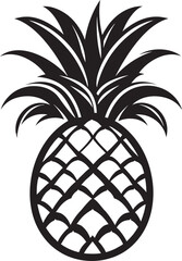 Artistic Pineapple Mark Minimalistic Pineapple Symbol