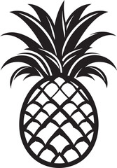 Obraz premium Artistic Pineapple Mark Minimalistic Pineapple Symbol