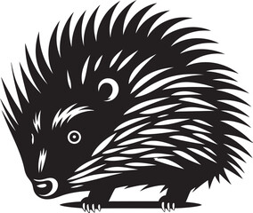 Sleek Porcupine Logo Design Contemporary Porcupine Icon