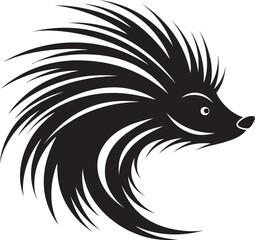 Porcupine Quill Mark of Distinction Majestic Black Porcupine Symbol