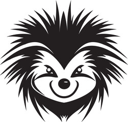 Porcupine Spike Premium Badge Porcupine Spike Emblematic Symbol
