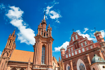 Monument to Adam Mickiewicz in Vilnius - Lithuania