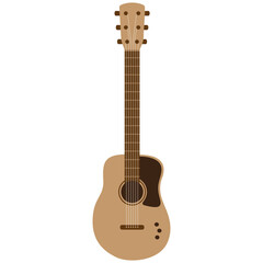 Obraz premium acoustic guitar vector illustration