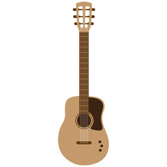 Naklejka premium acoustic guitar vector illustration