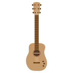 Naklejka premium acoustic guitar vector illustration