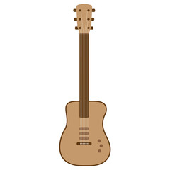 Naklejka premium acoustic guitar vector illustration