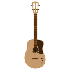 Obraz premium acoustic guitar vector illustration