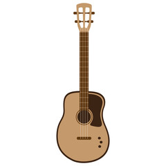 acoustic guitar vector illustration