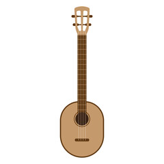 Obraz premium acoustic guitar vector illustration