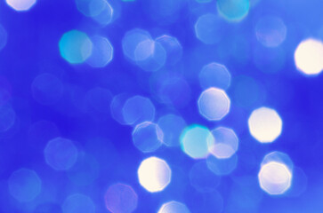 abstract blue blurred bokeh background