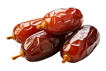 Date Fruit isolated on transparent or white background.