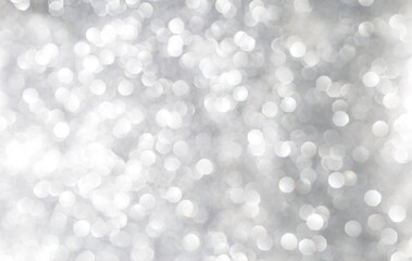 Abstract blurred glitter bokeh background, festive and holiday concept background
