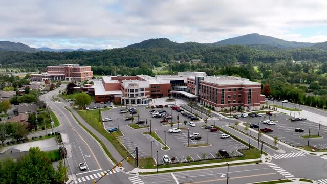 aerial pullout appalachian regional healthcare system in boone nc, north carolina, unc healthcare system hospital