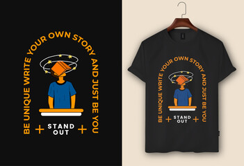 mental depression graphic style t-shirt design