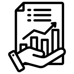 Accounting Services Outline Icon