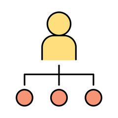 Organization chart icon