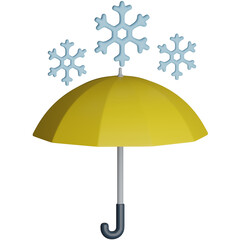 Snowfall 3D Icon